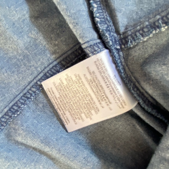 BCBGeneration Denim Faux Wrap Skirt - Picture 6 of 6